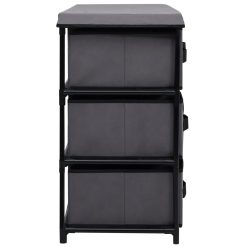 6 Drawer Storage Cabinet 55x29x55cm - Grey - Complete Storage Solutions