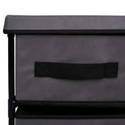 6 Drawer Storage Cabinet 55x29x55cm - Grey - Complete Storage Solutions