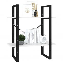 2-Tier Solid Pine Wood Book Cabinet 60x30x70cm - Complete Storage Solutions