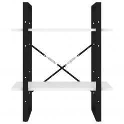 2-Tier Solid Pine Wood Book Cabinet 60x30x70cm - Complete Storage Solutions