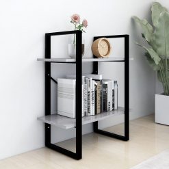 2-Tier Solid Pine Wood Book Cabinet 60x30x70cm - Complete Storage Solutions
