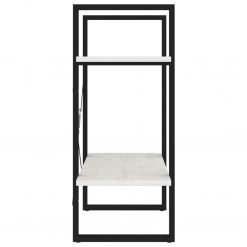 2-Tier Solid Pine Wood Book Cabinet 60x30x70cm - Complete Storage Solutions