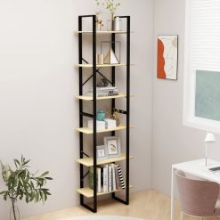 Solid Pine Wood Storage Shelf 60x30x210cm - Complete Storage Solutions
