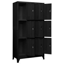 Metal Locker Cabinet 90x45x180cm - Complete Storage Solutions