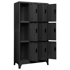 Metal Locker Cabinet 90x45x180cm - Complete Storage Solutions