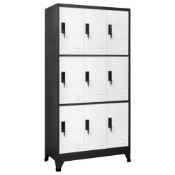Metal Locker Cabinet 90x45x180cm - Complete Storage Solutions