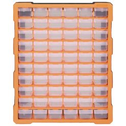 Multi-drawer Organiser with 60 Drawers 38x16x47.5cm - Complete Storage Solutions
