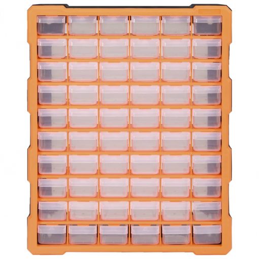 Multi-drawer Organiser with 60 Drawers 38x16x47.5cm - Image 4