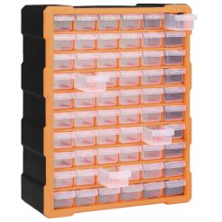 Multi-drawer Organiser with 60 Drawers 38x16x47.5cm - Complete Storage Solutions