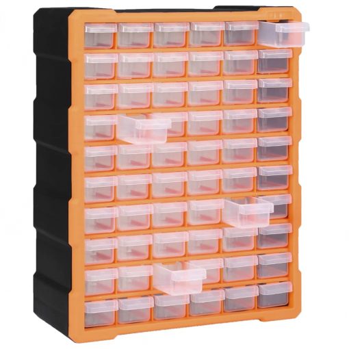 Multi-drawer Organiser with 60 Drawers 38x16x47.5cm - Image 7