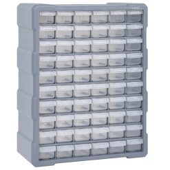 Multi-drawer Organiser with 60 Drawers 38x16x47.5cm - Complete Storage Solutions