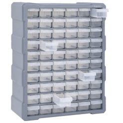 Multi-drawer Organiser with 60 Drawers 38x16x47.5cm - Complete Storage Solutions