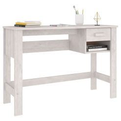 Solid Pinewood Desk 110x40x75cm - Complete Storage Solutions