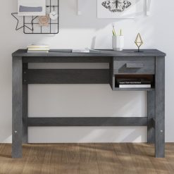 Solid Pinewood Desk 110x40x75cm - Complete Storage Solutions