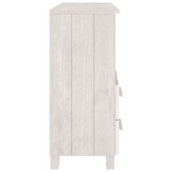 Solid Pinewood Sideboard 85x35x80cm - Complete Storage Solutions