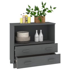 Solid Pinewood Sideboard 85x35x80cm - Complete Storage Solutions