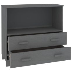 Solid Pinewood Sideboard 85x35x80cm - Complete Storage Solutions