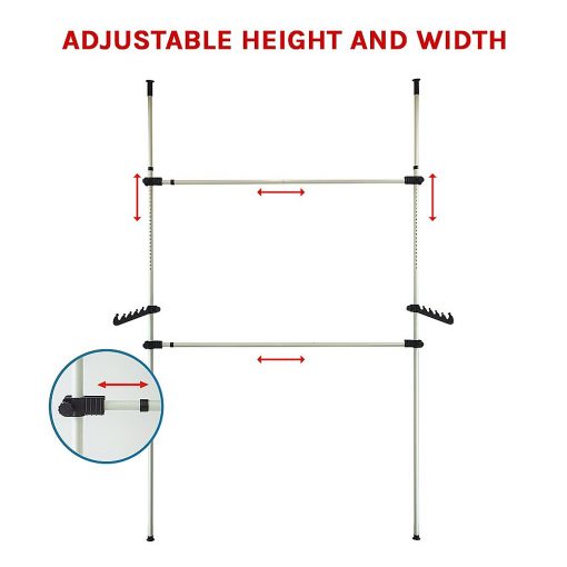Adjustable Clothes Hanging Rail - Image 5