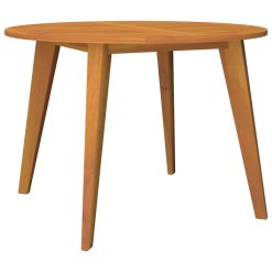 Solid Acacia Wood Garden Table 110x75cm - Complete Storage Solutions