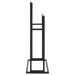 Freestanding Towel Rack 48x24x78.5cm - Black - Complete Storage Solutions