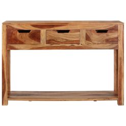 Solid Acacia Wod Console Table 110x35x75cm - Complete Storage Solutions