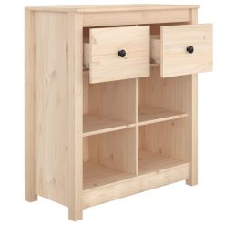 Solid Pinewood Sideboard 70x35x80cm - Complete Storage Solutions