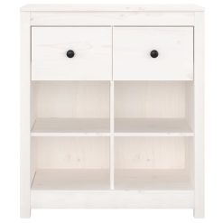 Solid Pinewood Sideboard 70x35x80cm - Complete Storage Solutions