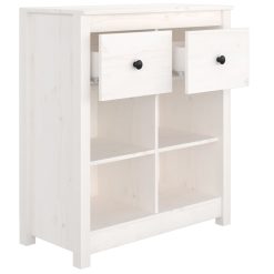 Solid Pinewood Sideboard 70x35x80cm - Complete Storage Solutions