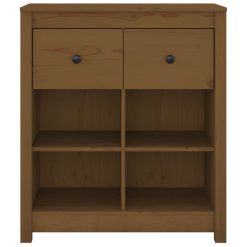 Solid Pinewood Sideboard 70x35x80cm - Complete Storage Solutions