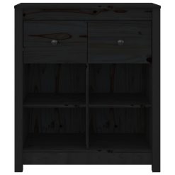 Solid Pinewood Sideboard 70x35x80cm - Complete Storage Solutions