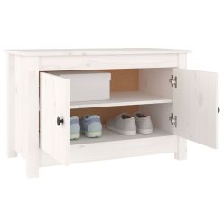 Solid Pinewood Shoe Cabinet 70x38x45.5cm - Complete Storage Solutions