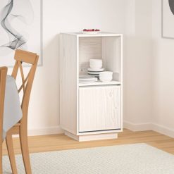 Solid Pinewood Sideboard 38x35x80cm - Complete Storage Solutions
