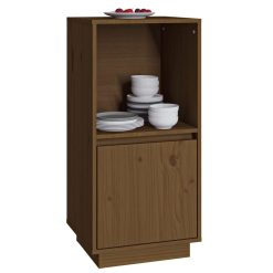 Solid Pinewood Sideboard 38x35x80cm - Complete Storage Solutions