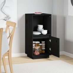 Solid Pinewood Sideboard 38x35x80cm - Complete Storage Solutions