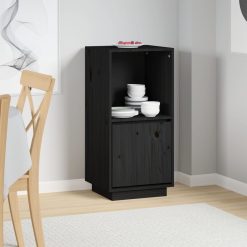 Solid Pinewood Sideboard 38x35x80cm - Complete Storage Solutions