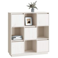Solid Pinewood Highboard 110.5x35x117cm - Complete Storage Solutions