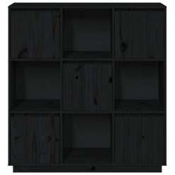 Solid Pinewood Highboard 110.5x35x117cm - Complete Storage Solutions