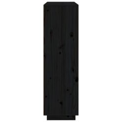 Solid Pinewood Highboard 110.5x35x117cm - Complete Storage Solutions