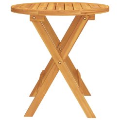 Acacia Wood Bistro Table 46x47cm - Complete Storage Solutions