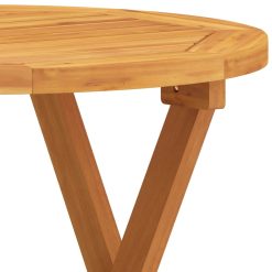 Acacia Wood Bistro Table 46x47cm - Complete Storage Solutions