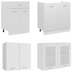 4 Piece Kitchen Cabinet Set - Complete Storage Solutions