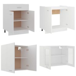 4 Piece Kitchen Cabinet Set - Complete Storage Solutions