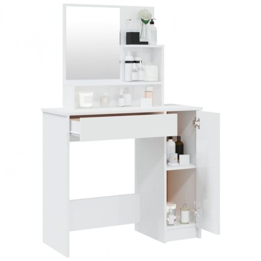 Dressing Table with Mirror 86.5x35x136cm - Image 15