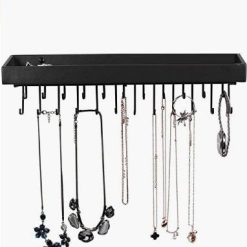 Wall Mount Jewellery Holder with 23 Hooks