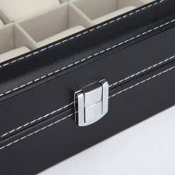 12 Slot Leather Watch Storage Box - Complete Storage Solutions