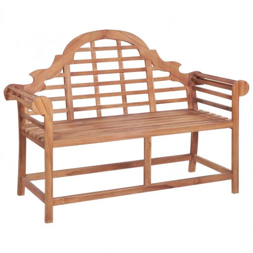 Teak Wood Garden Bench 127x58.5x92.5cm
