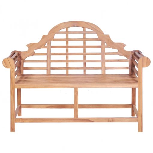 Teak Wood Garden Bench 127x58.5x92.5cm - Image 2