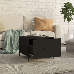 2 Piece Coffee Table with Metal Legs Set 50x50x40cm - Complete Storage Solutions