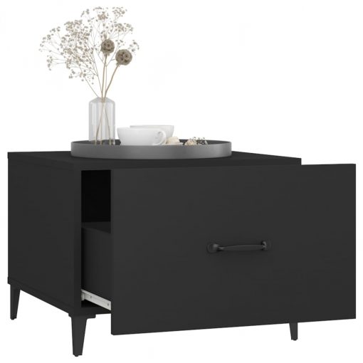 2 Piece Coffee Table with Metal Legs Set 50x50x40cm - Image 5