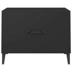 2 Piece Coffee Table with Metal Legs Set 50x50x40cm - Complete Storage Solutions